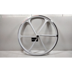 Roue a baton fixie 6 spoke blanche arriere Neuf