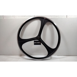 Roue a bâton fixie 6 spoke noir arrière Neuf