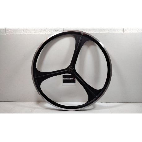 Roue a bâton fixie 6 spoke noir arrière Neuf