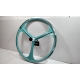 Roue a bâton fixie 6 spoke bleu turquoise arrière Neuf