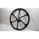 Roue a bâton fixie 6 spoke noir arrière Neuf