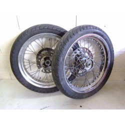 PAIRE DE ROUE - GILERA SMT SUPERMOTARD 50