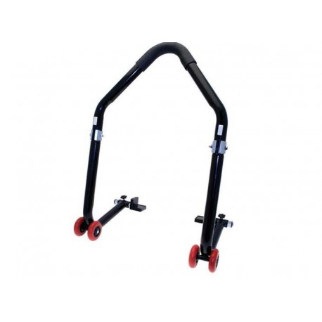 Bequille Arriere Universelle Noire Avec Supports Caoutchouc