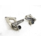 PAIRE DE PLATINES REPOSE PIEDS - KAWASAKI ZZR 600