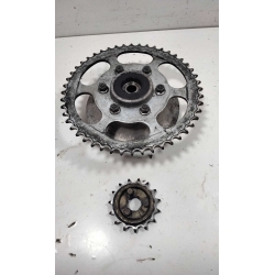 COURONE + PIGNON - SUZUKI DR 750