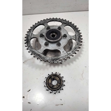 COURONE + PIGNON - SUZUKI DR 750