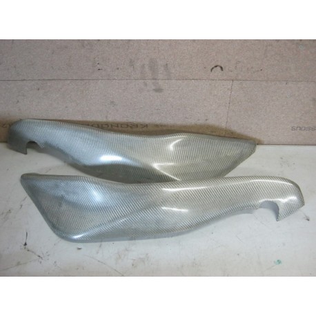 PROTEGE DE CADRE CARBONE BLANC - YAMAHA 1000 R1