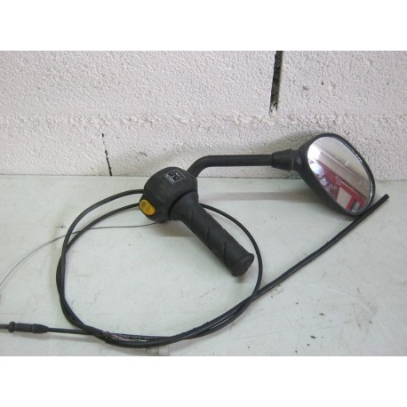POIGNEE DE GAZ + RETROVISEUR - PEUGEOT TREKKER 50