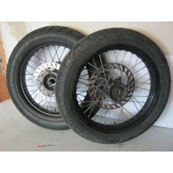 PAIRE DE ROUE SUPERMOTARD - BETA 50 2008