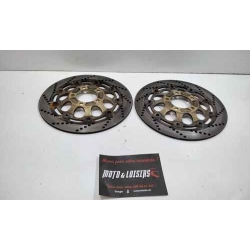 PAIRE DE DISQUE AVANT + VIS - SUZUKI BANDIT 600