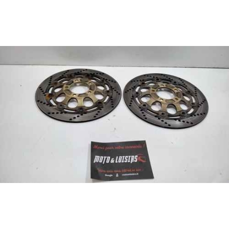 PAIRE DE DISQUE AVANT + VIS - SUZUKI BANDIT 600